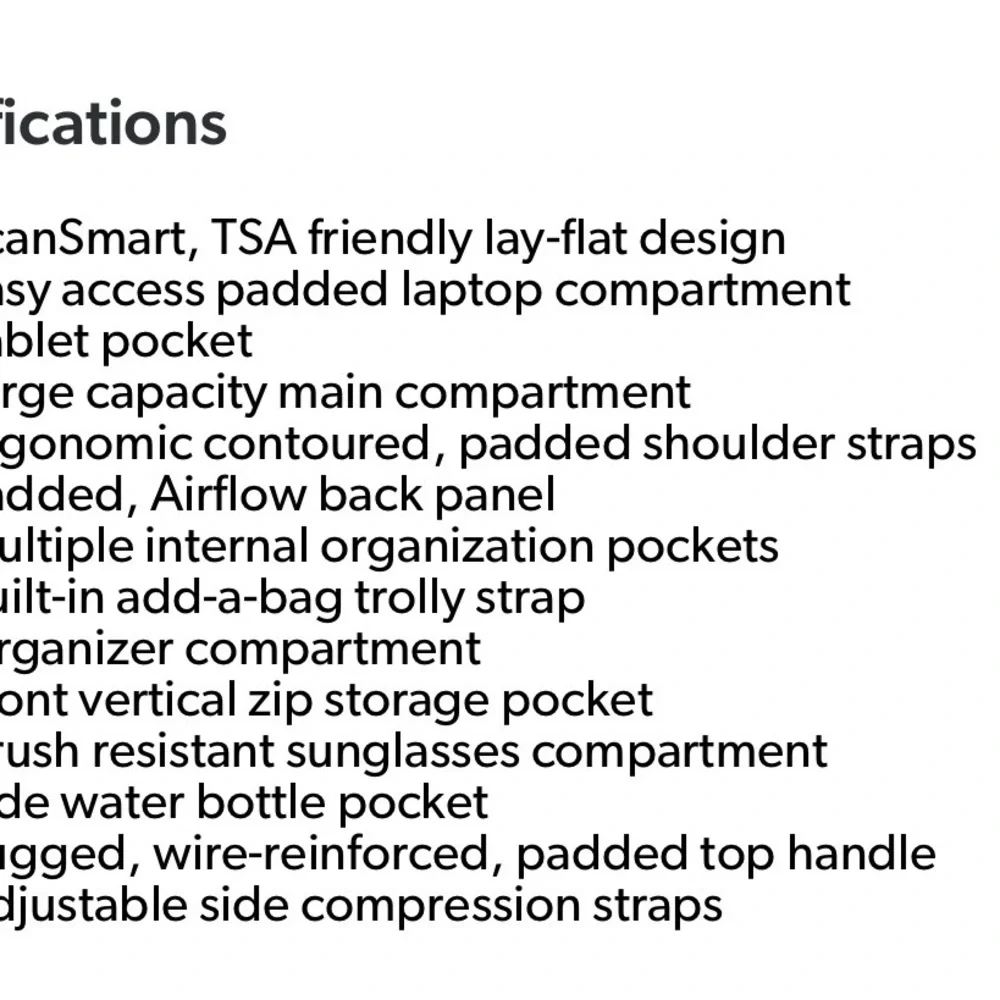 SwissGear Black Laptop Backpack, NWT - Picture 11 of 11